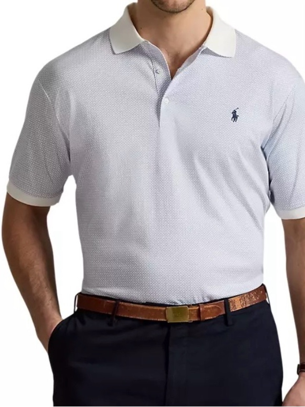 NWT Ralph Lauren Shirt in Light Blue with White Collar